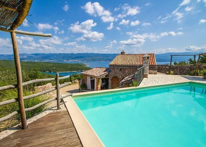 In Vrbnik With Swimming Pool Villa *